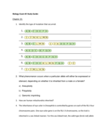 BIO 207 EXAM 2 STUDY GUIDE WITH ANSWER KEY