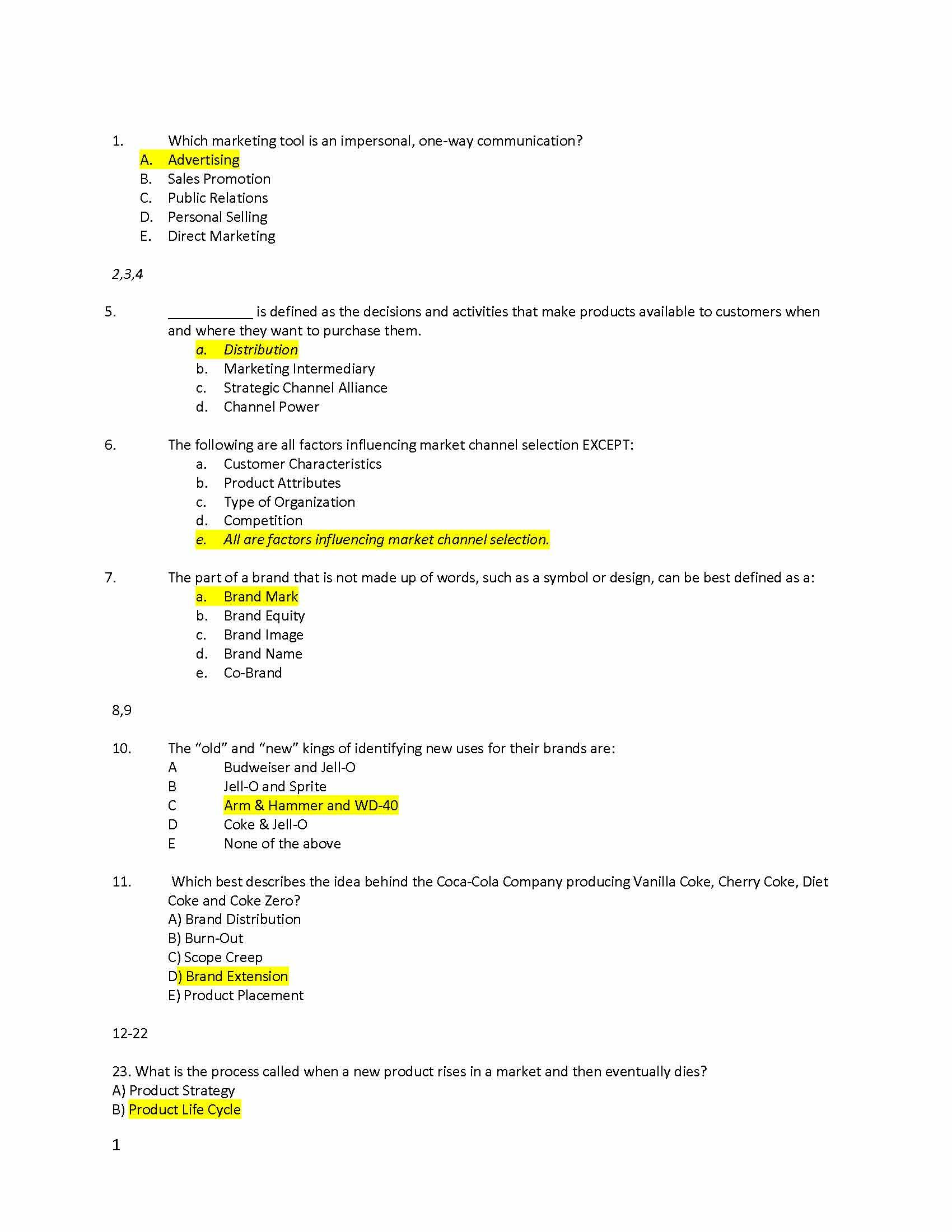 BASIC MARKET CONCPTS