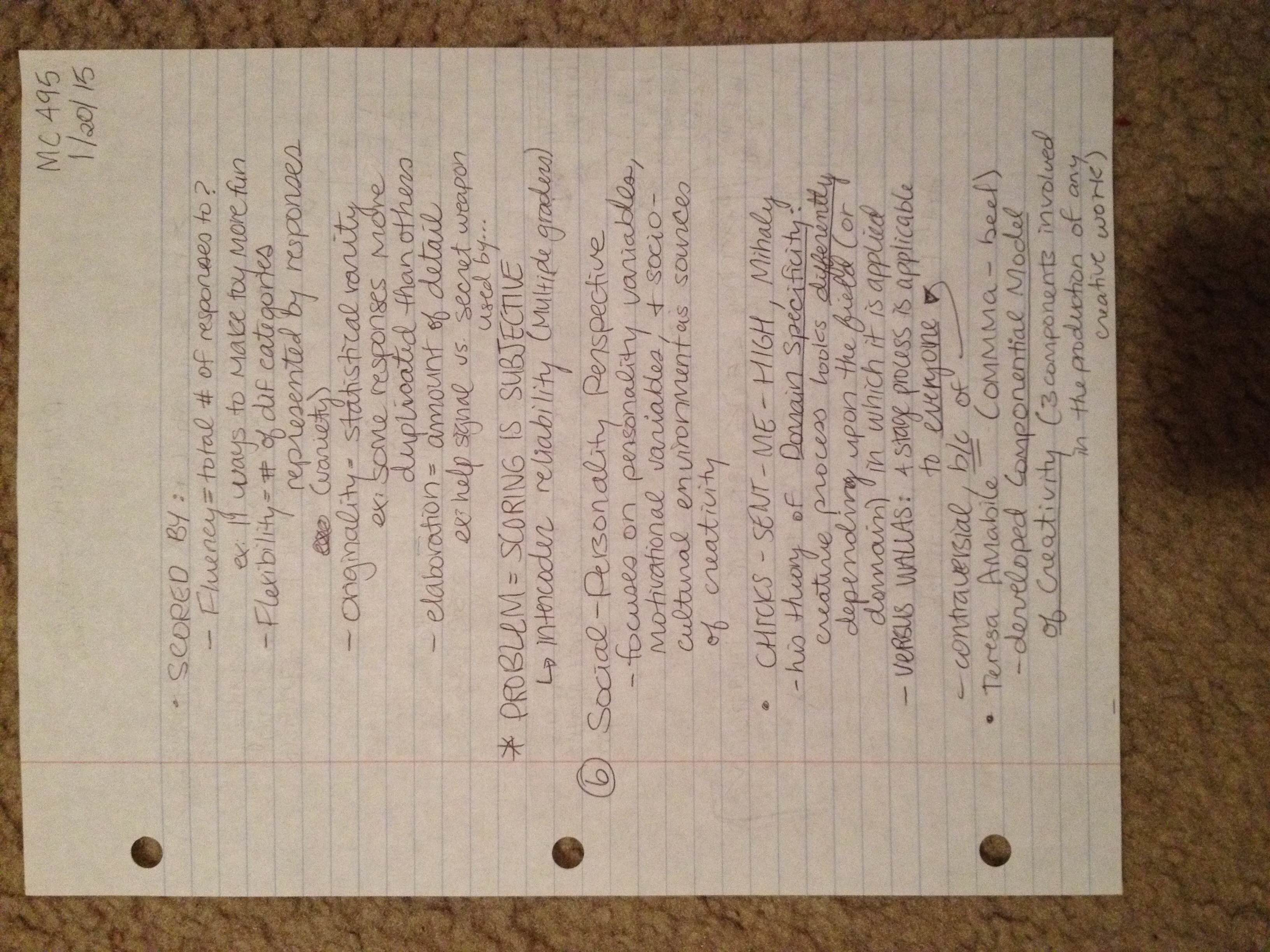 Week 1 Notes