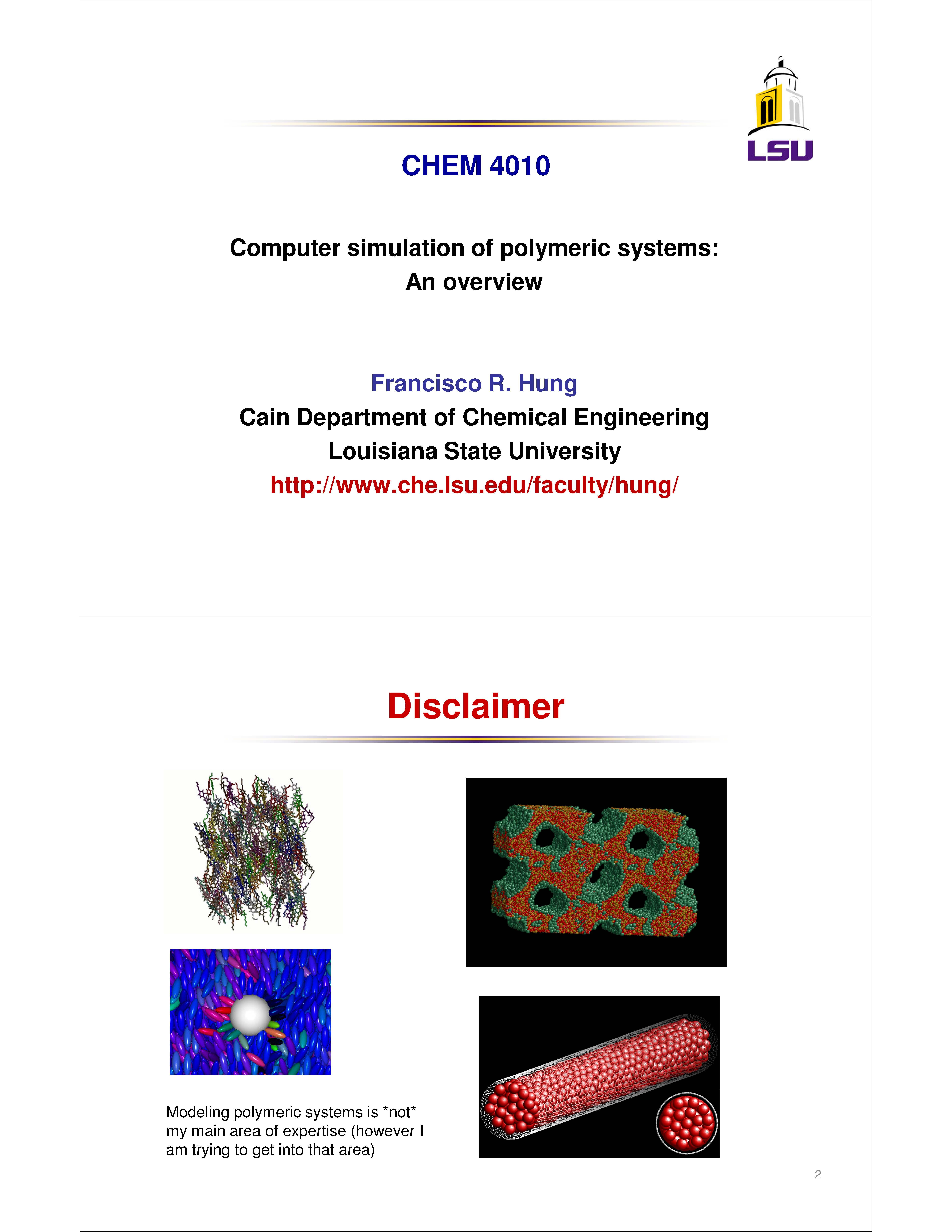MACROMOLEC SYS I