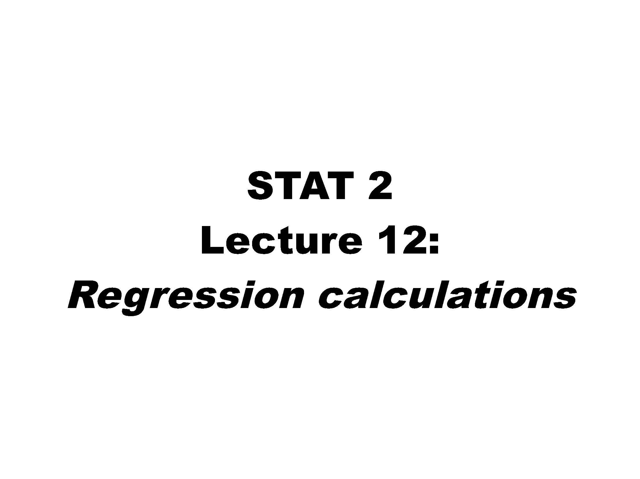 Introduction to Statistics