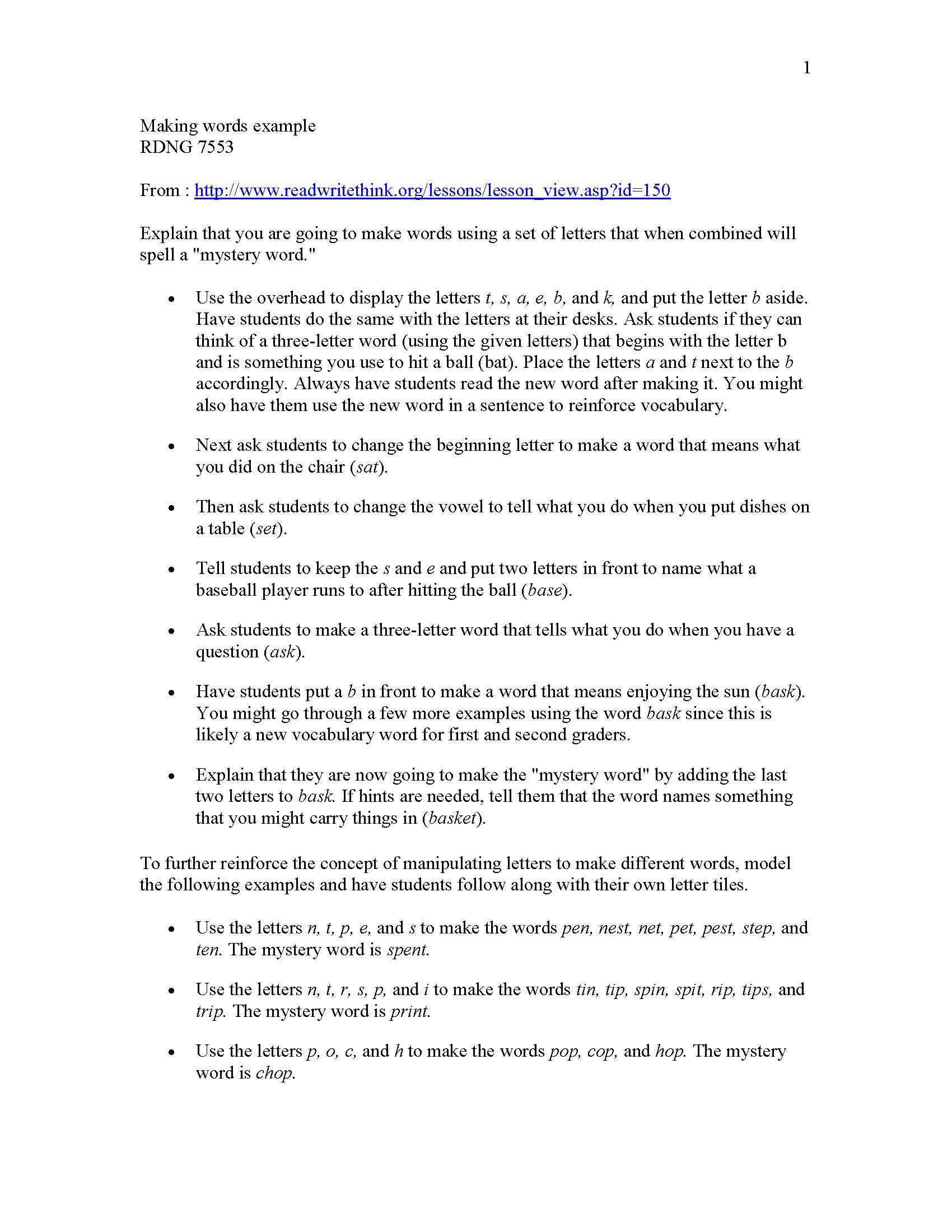 Literacy Dev K