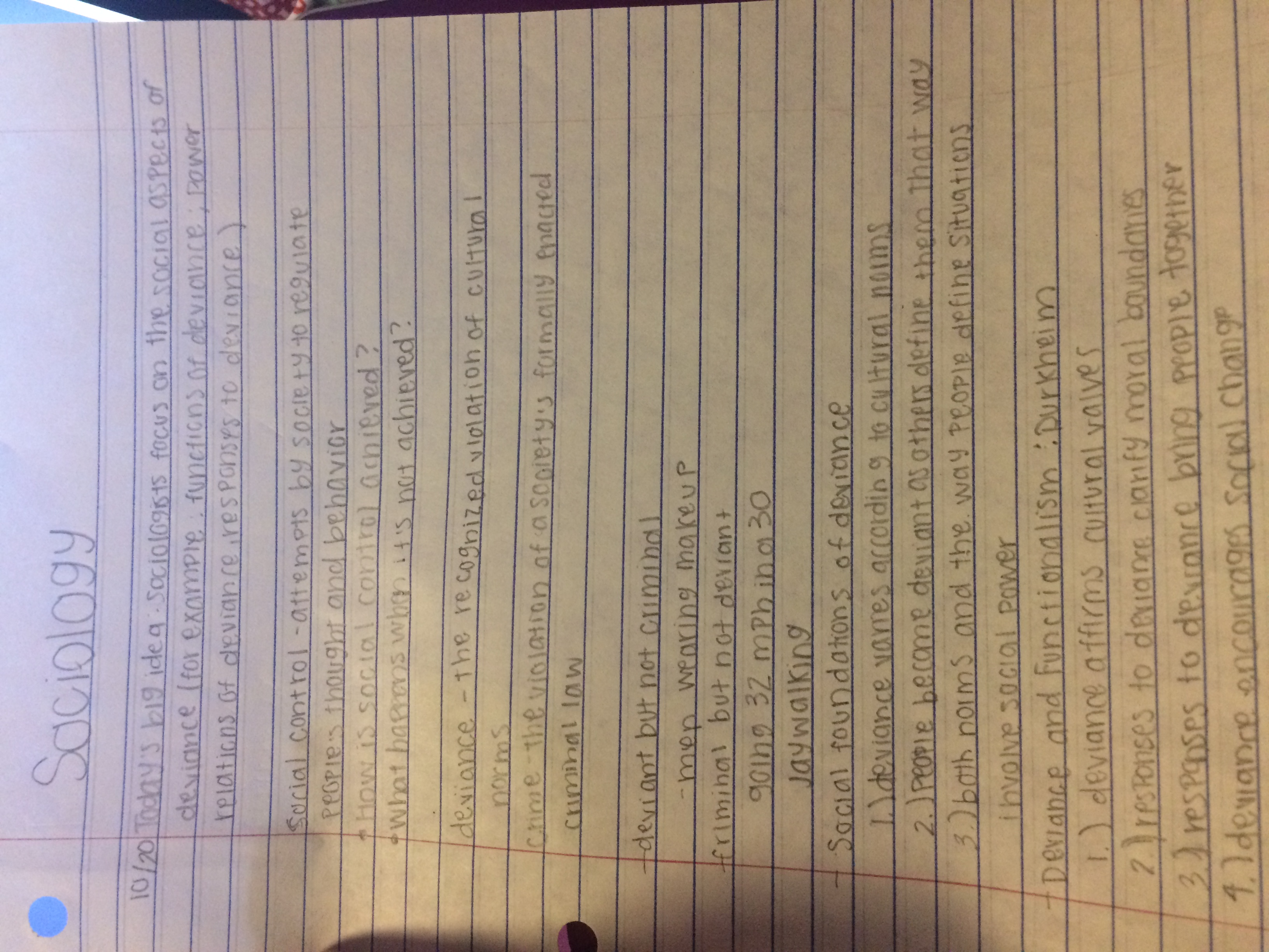 Class Lecture Notes