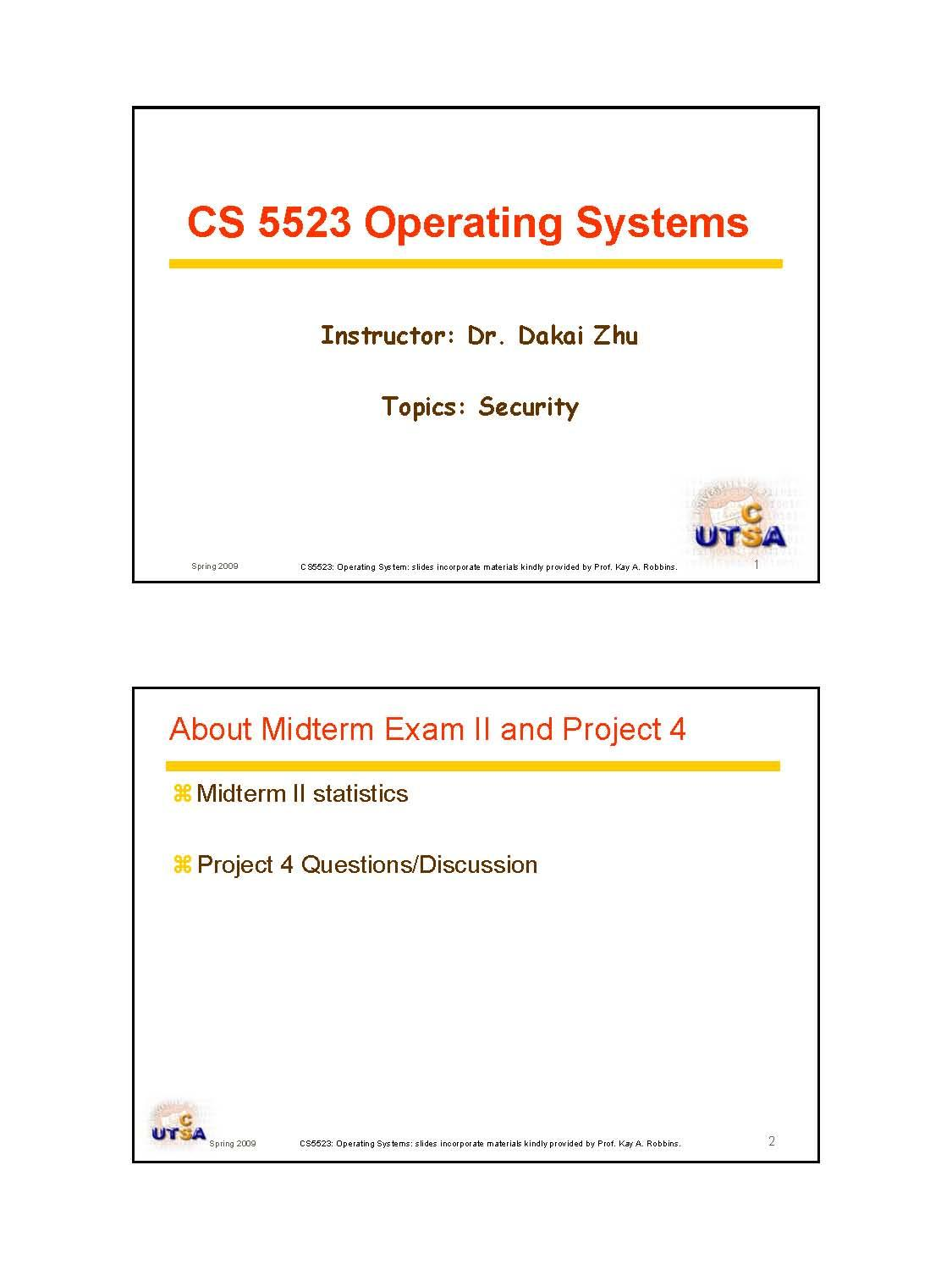 Operating Systems