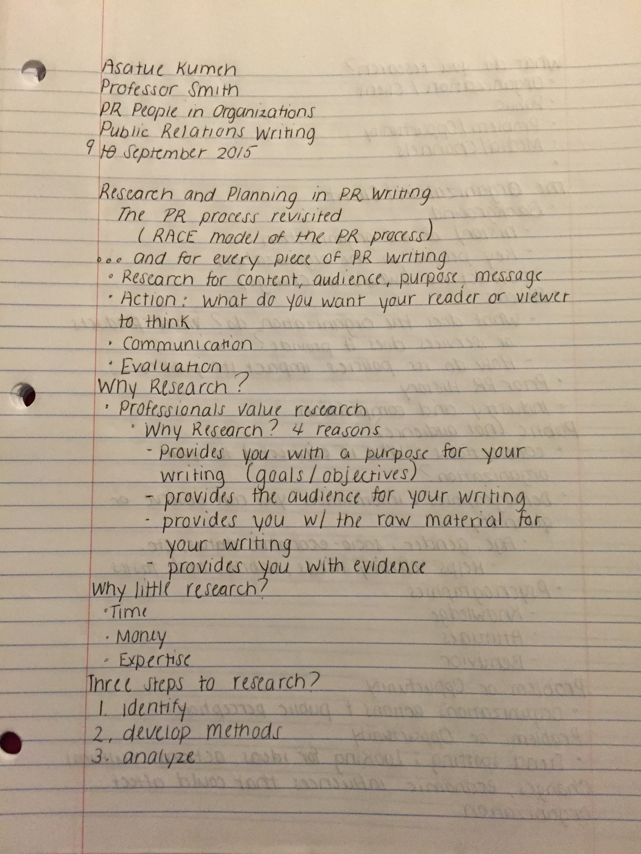 Public Relations in Organization 