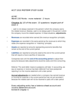 ACCT 2010 STUDY GUIDE MIDTERM