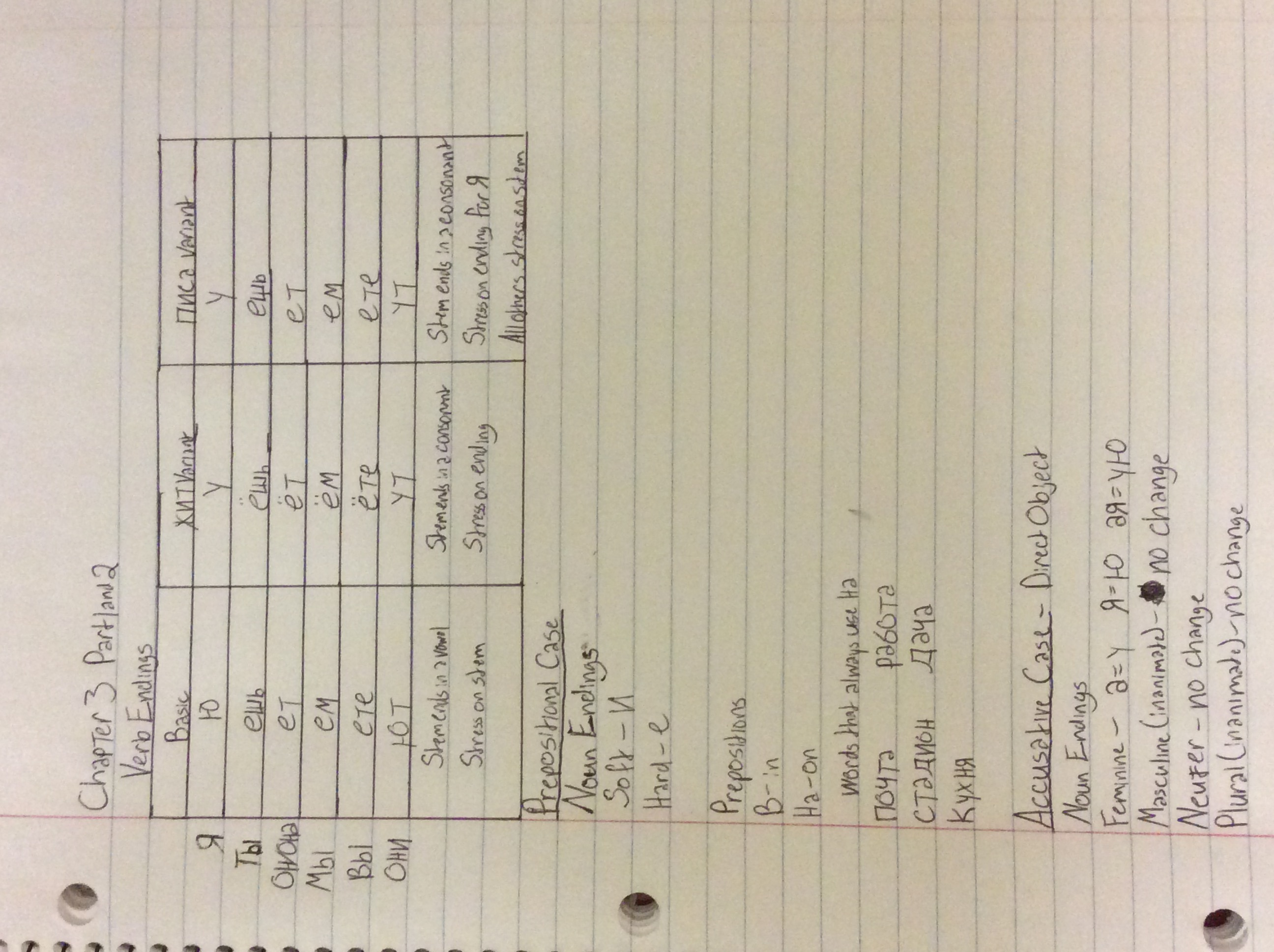 chapter 3 parts 1 and 2