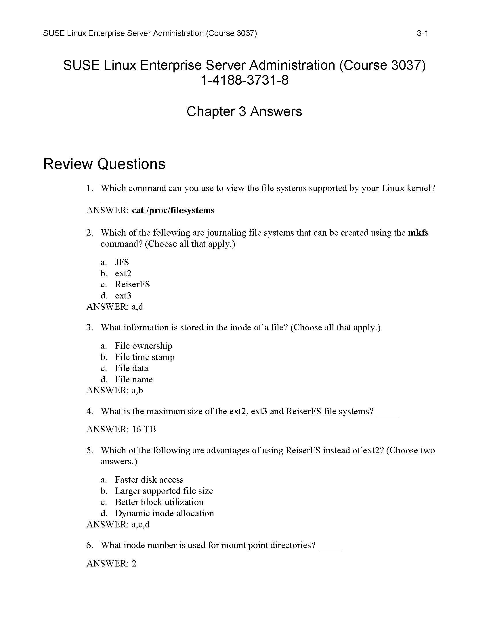 Review Sheet