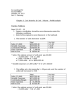 Chapter 5 Practice Problems