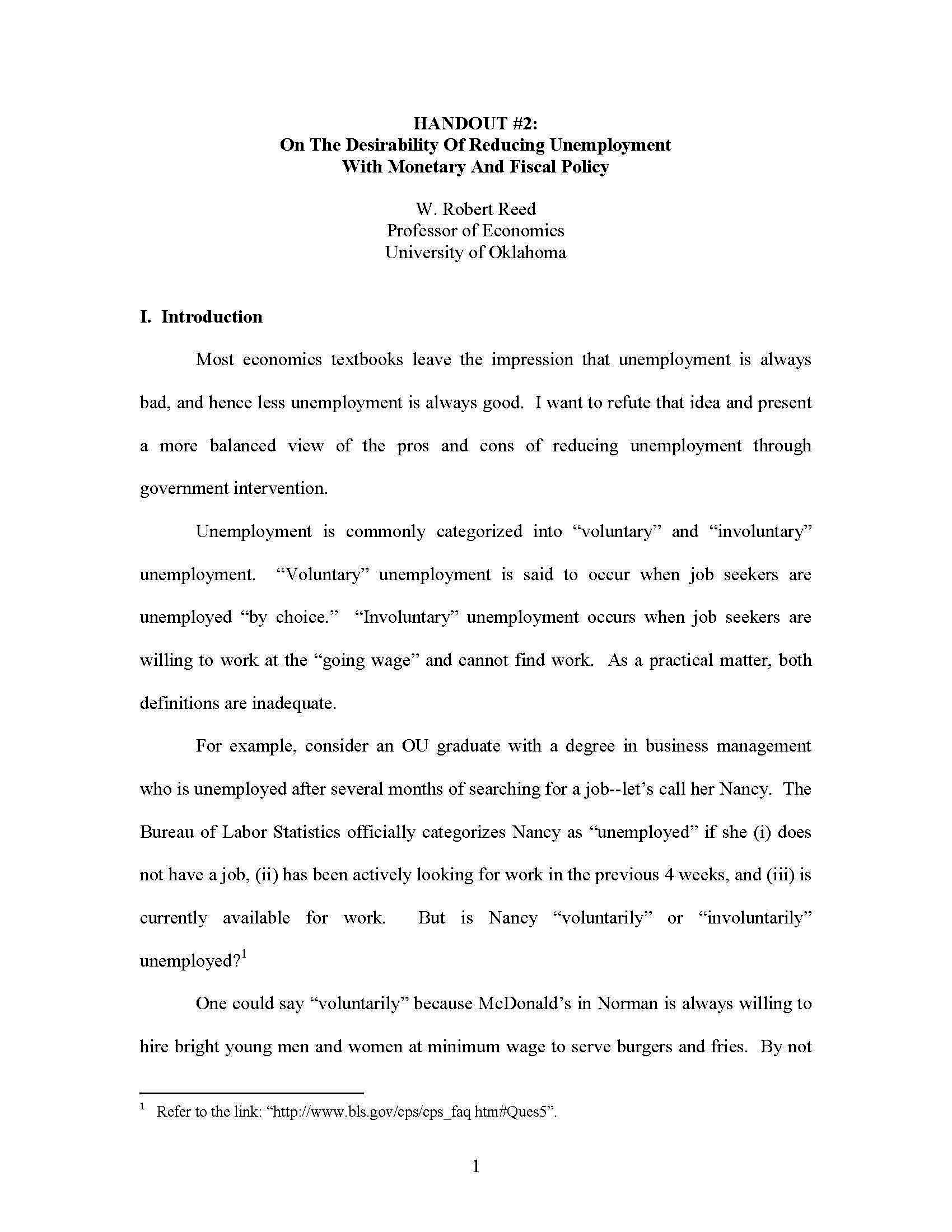 Intermediate Macroeconomic Theory