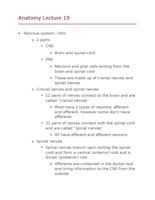 Anatomy and phys lecture 19