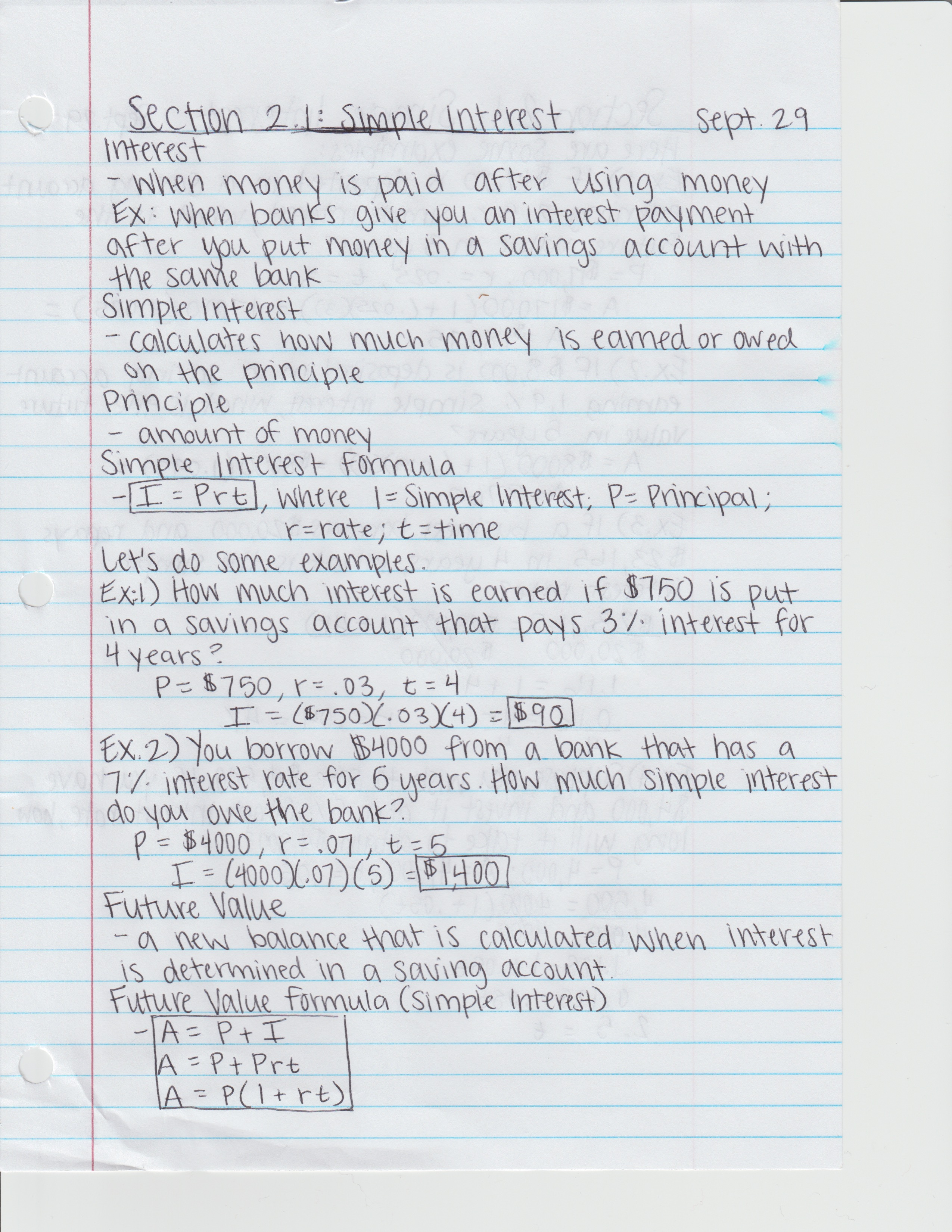 Math & Human Society Week 5 Notes