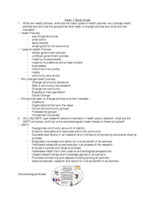 HTW 403 MOO1 Exam 1 Study Guide