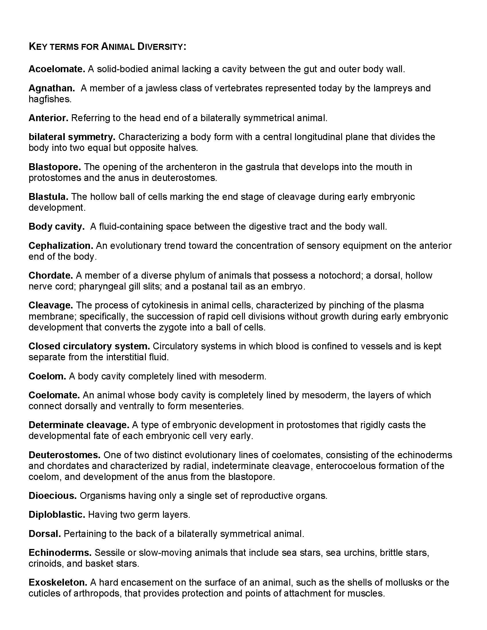 Organisms and Populations