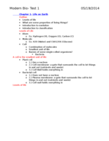 Biological Anthropology Lecture Notes