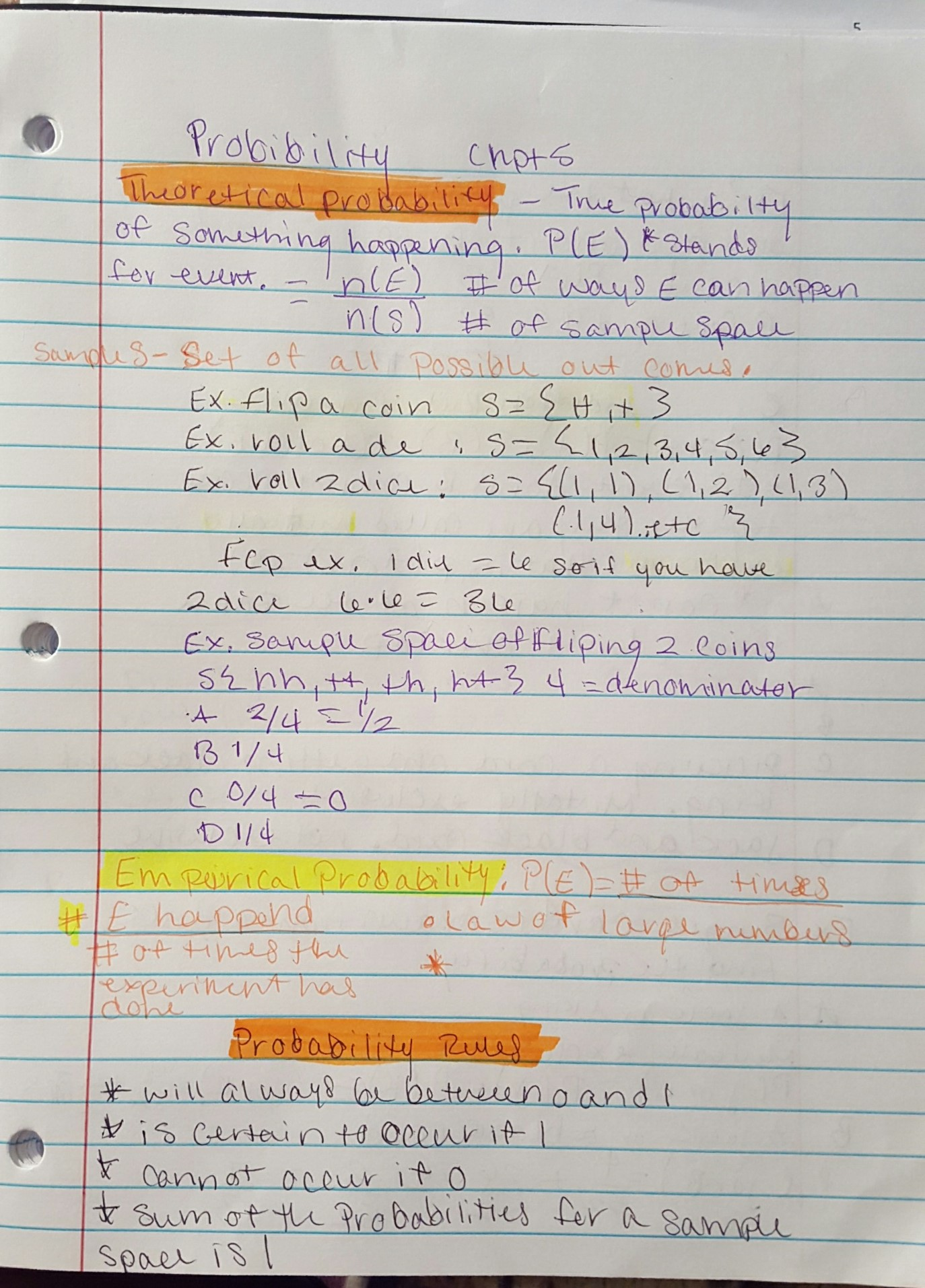 Chapter 5 Probability