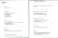Exam 1 Geology Study Guide