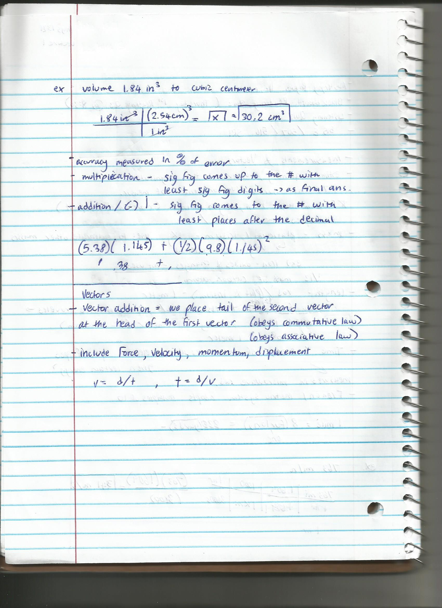 Lecture 1-3 Notes