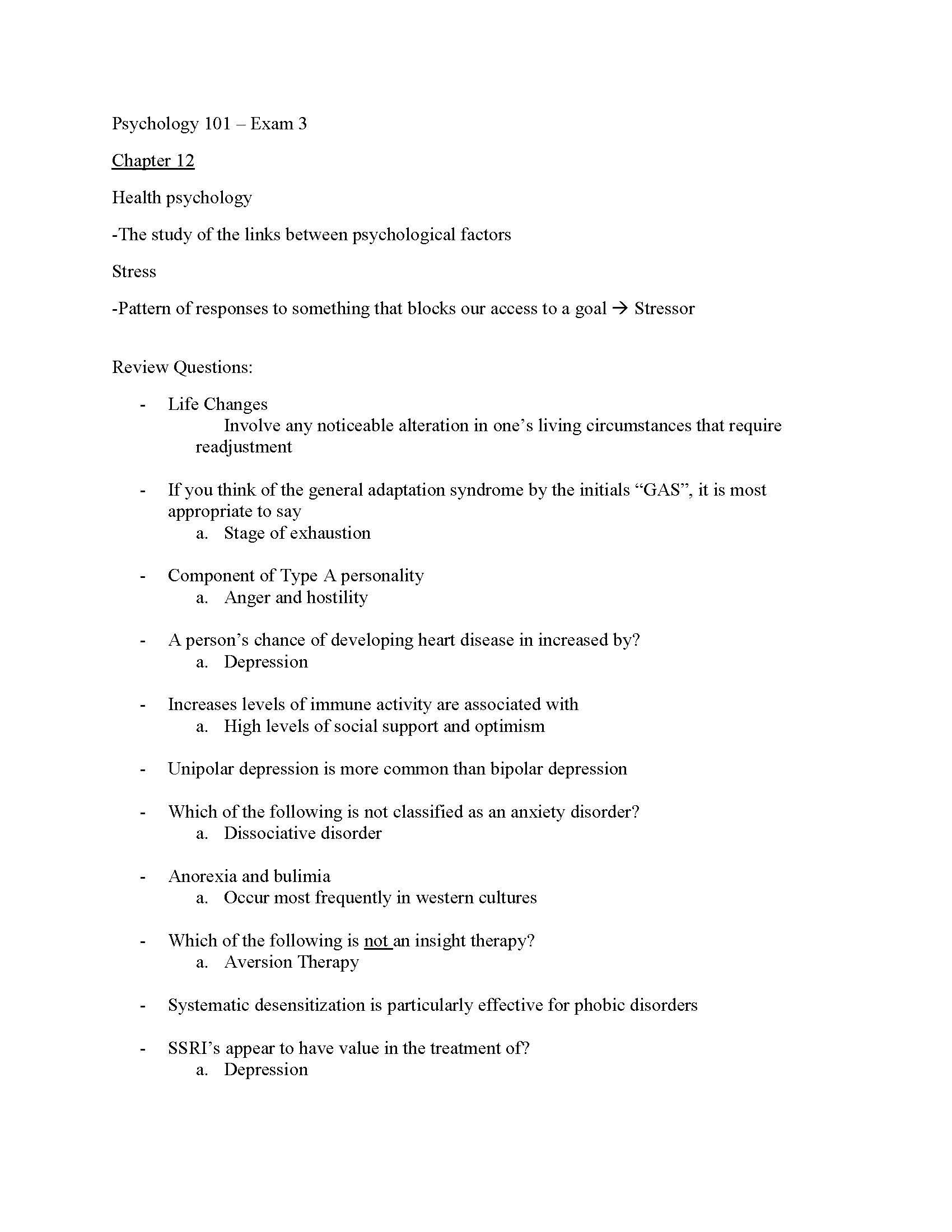 Introduction to Psychology