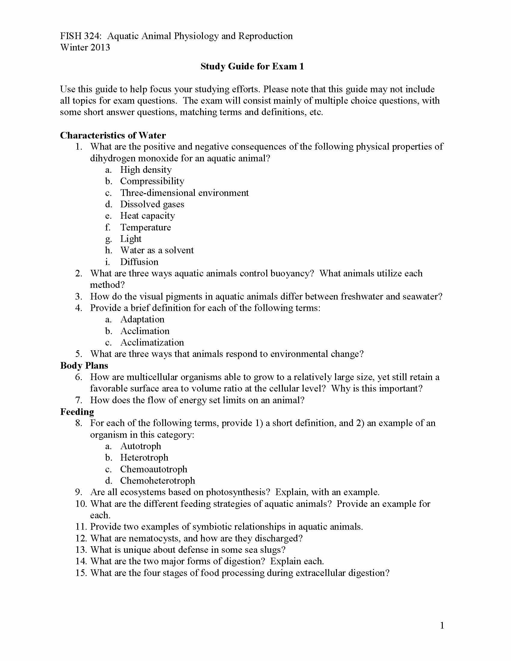 AQUATIC PHYSIOLOGY