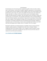 HHS245 W 8 Social Insurance