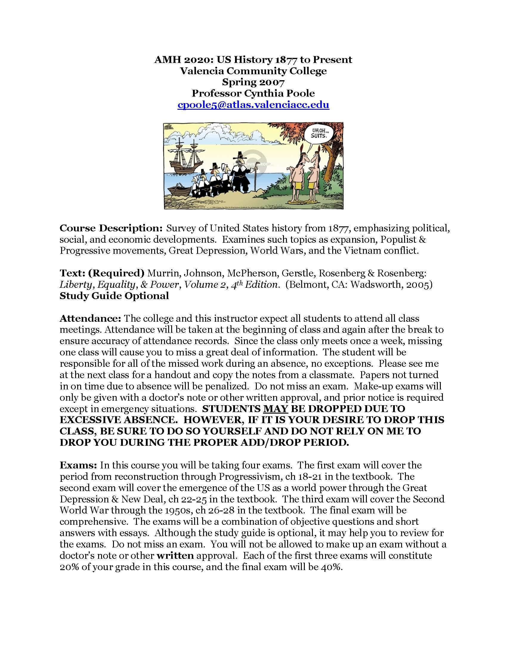 U.S. History 1877 to Present