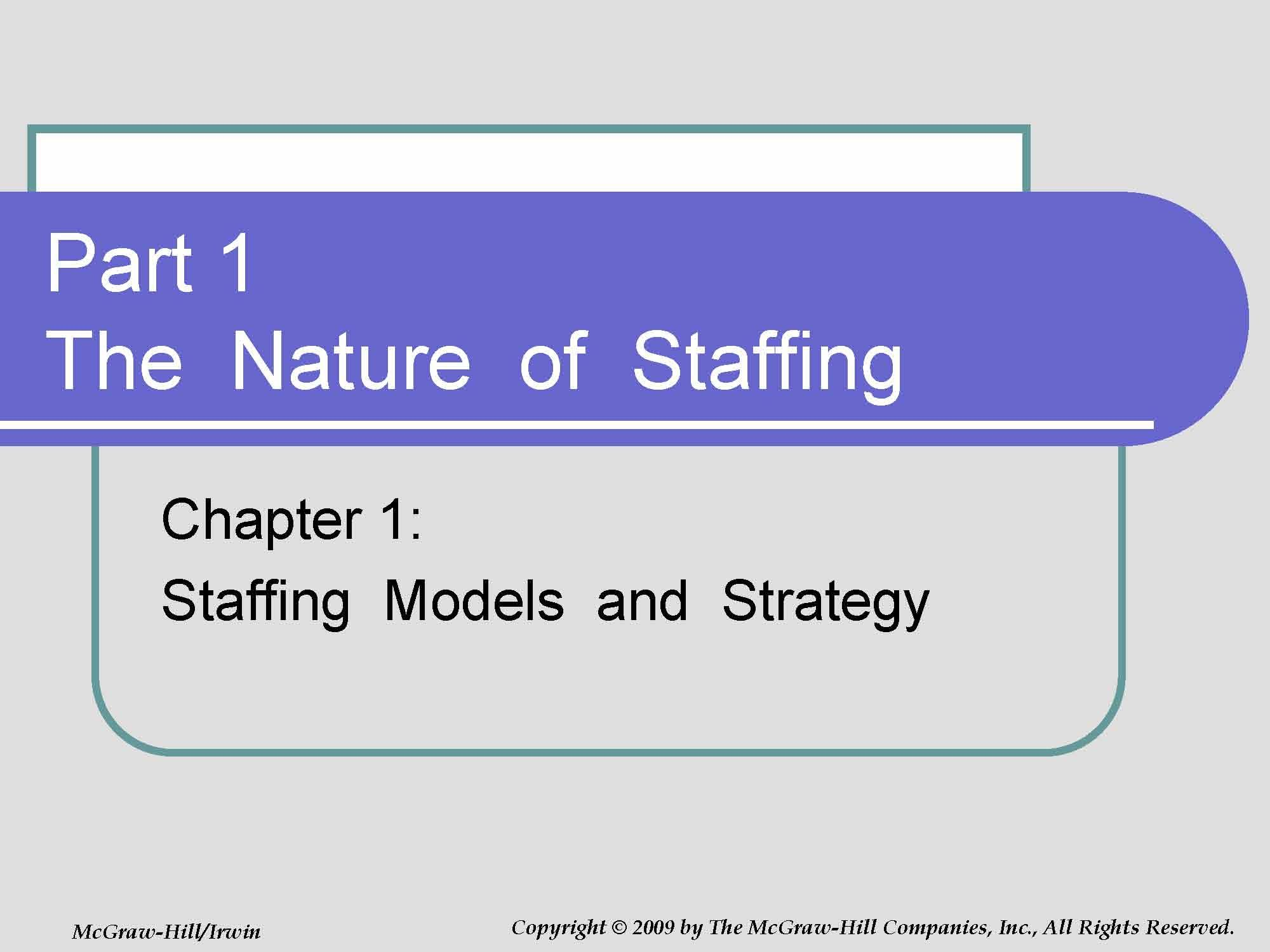 Personnel Selection and Placement