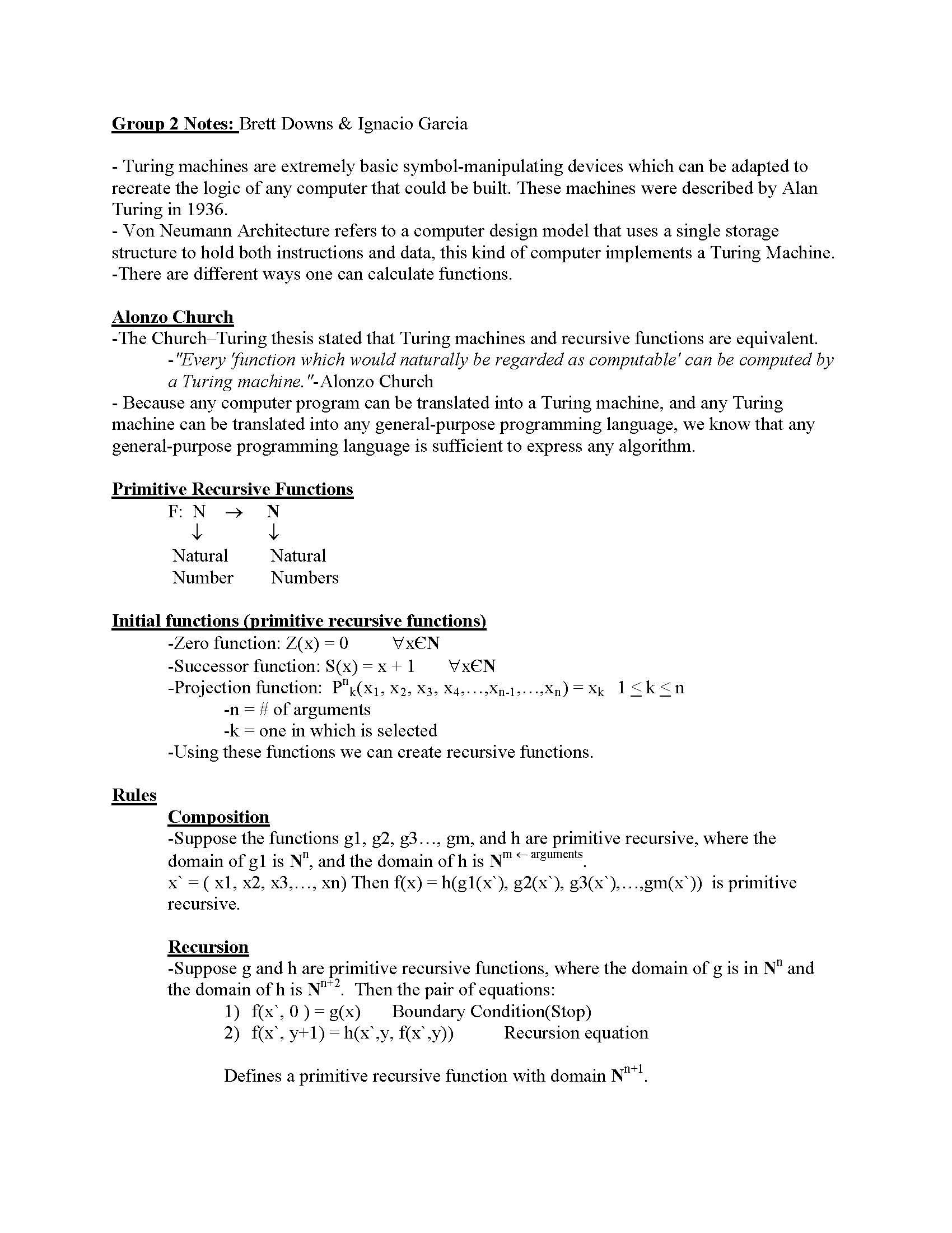 Programming Languages I