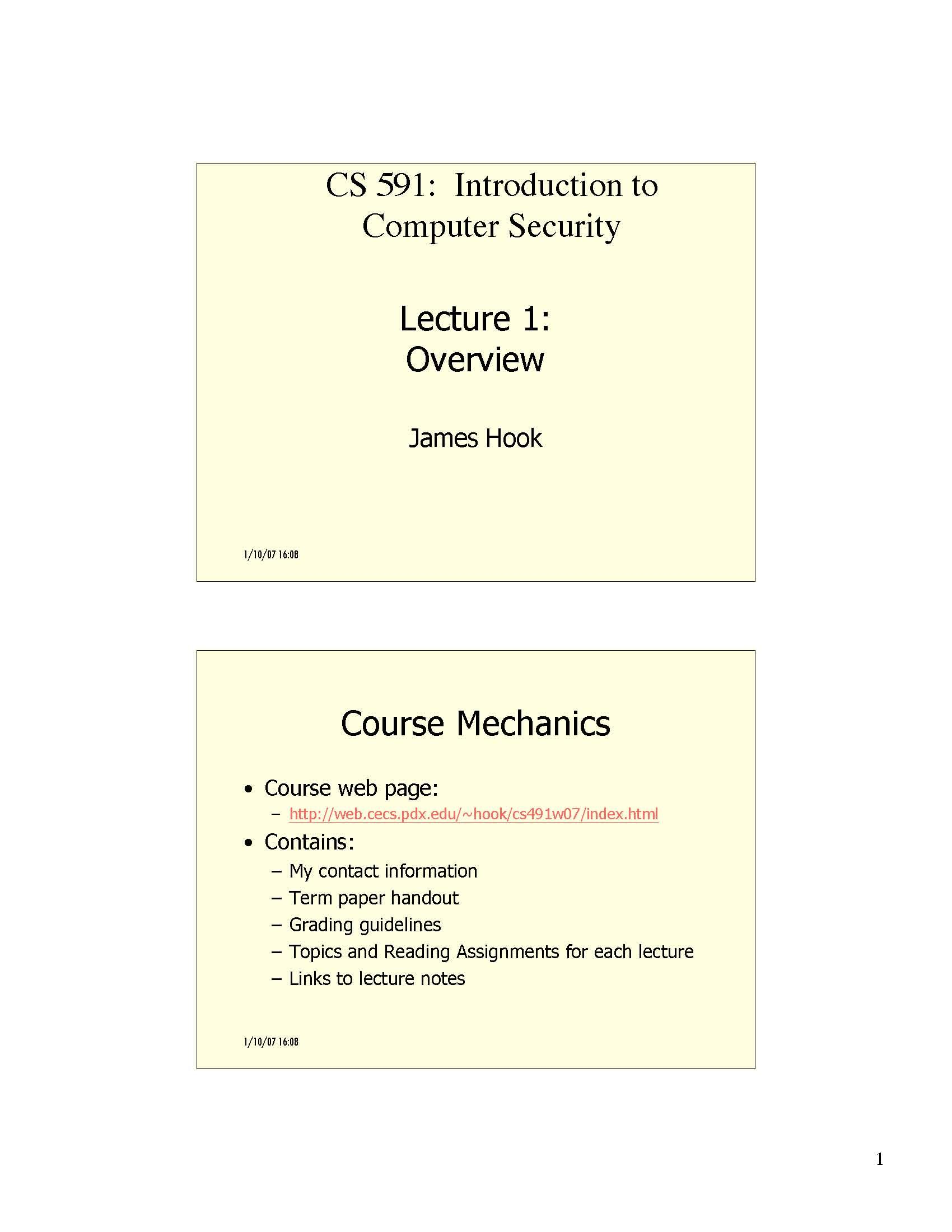 INTRO TO COMP SECURITY