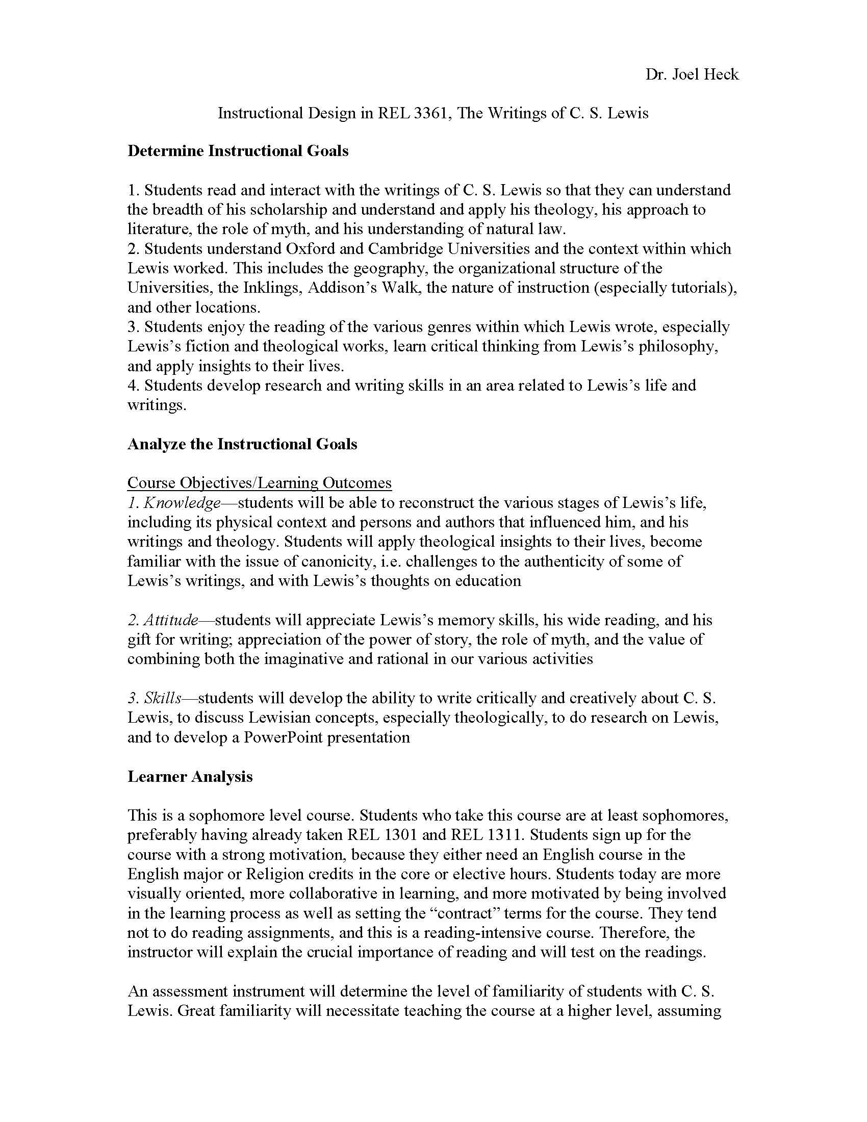 New Testament His & Rdg