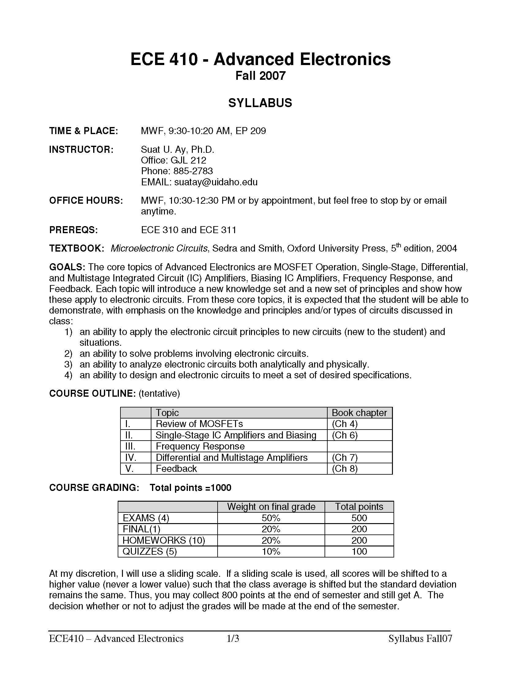 Advanced Electronics