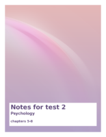 Everything for test 2: Psych