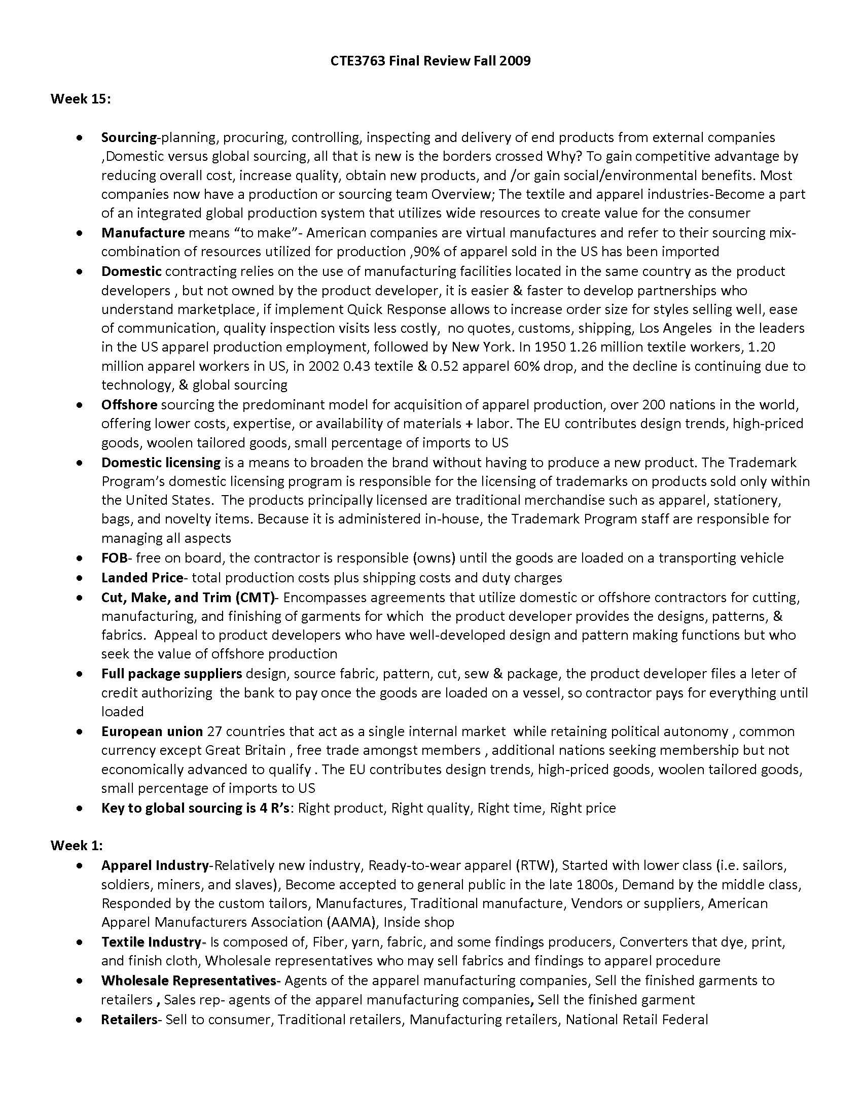 PROD ANYLS & COSTING