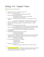 BIO 104 - Chapter 7 Notes