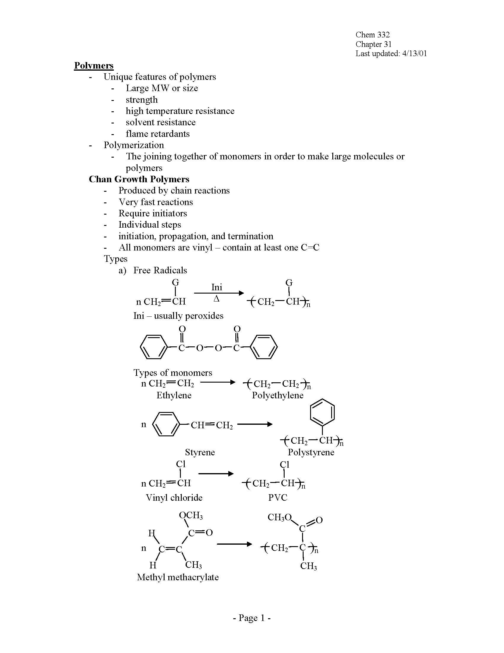 ORGANIC CHEMSTRY II