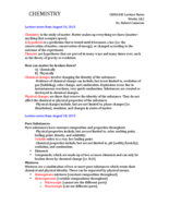 Week 1 and 2 Lecture Notes 