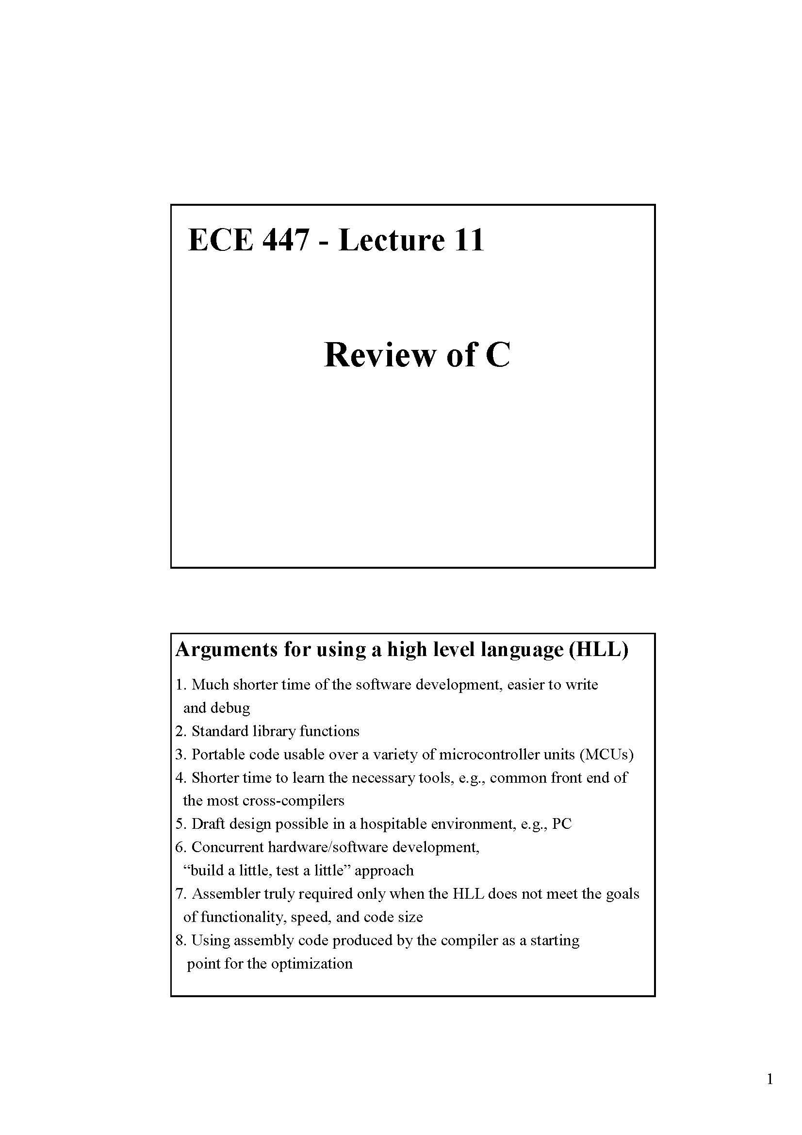 Single Chip Microcomput