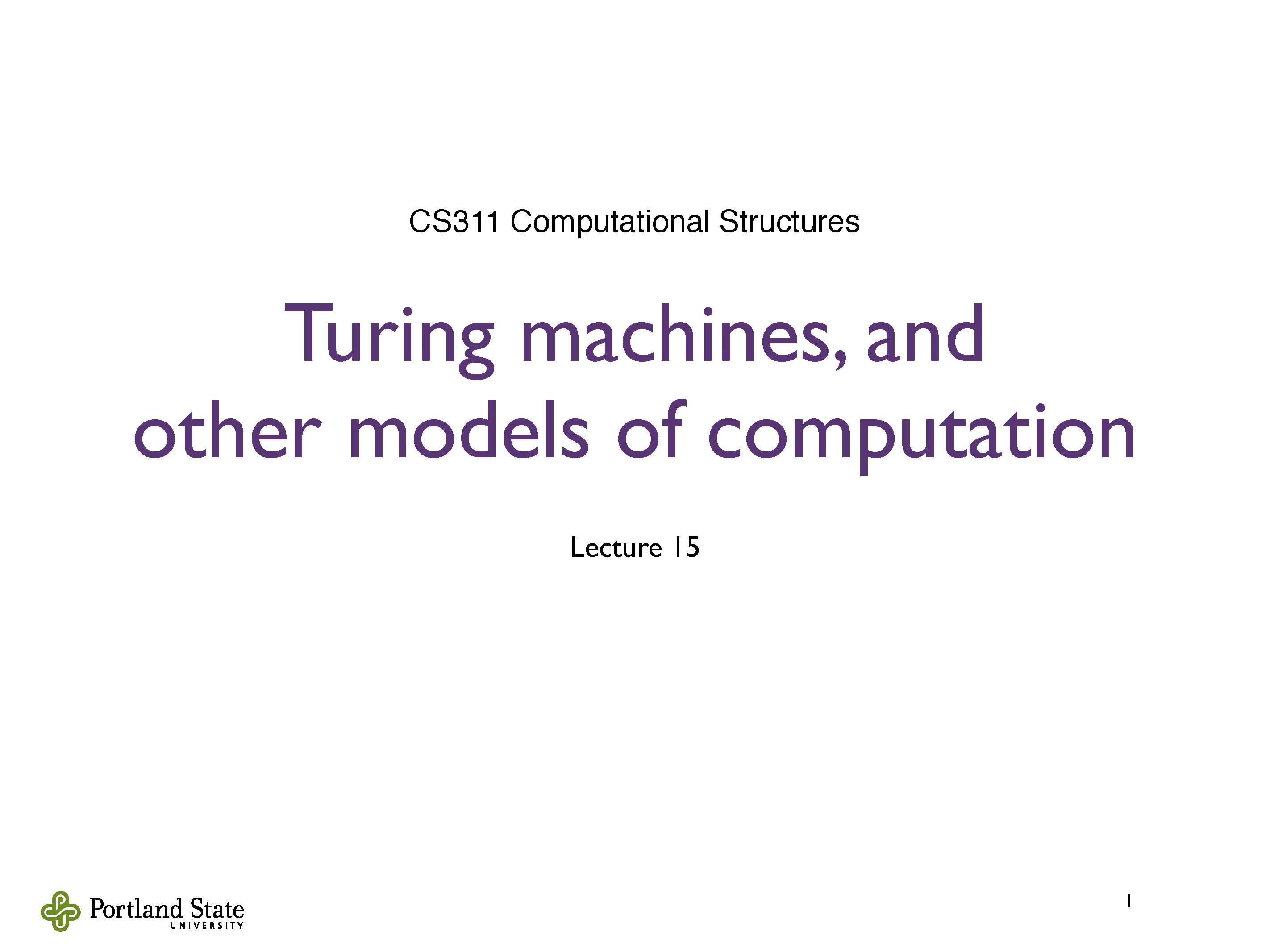 COMPUTATIONAL STRUCTURES