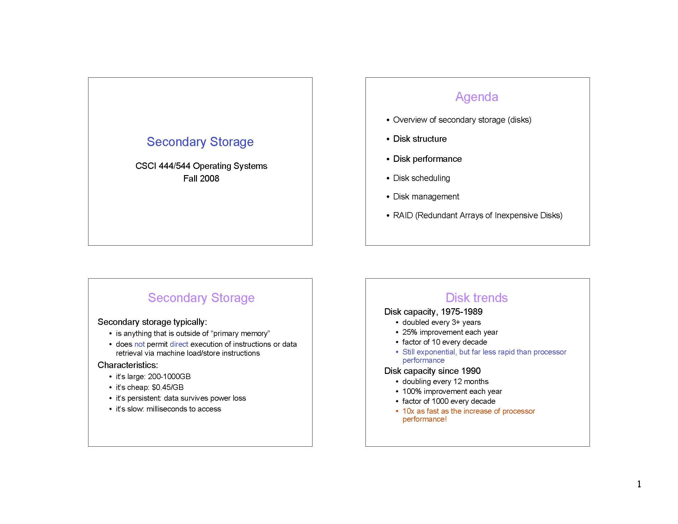 Operating Systems