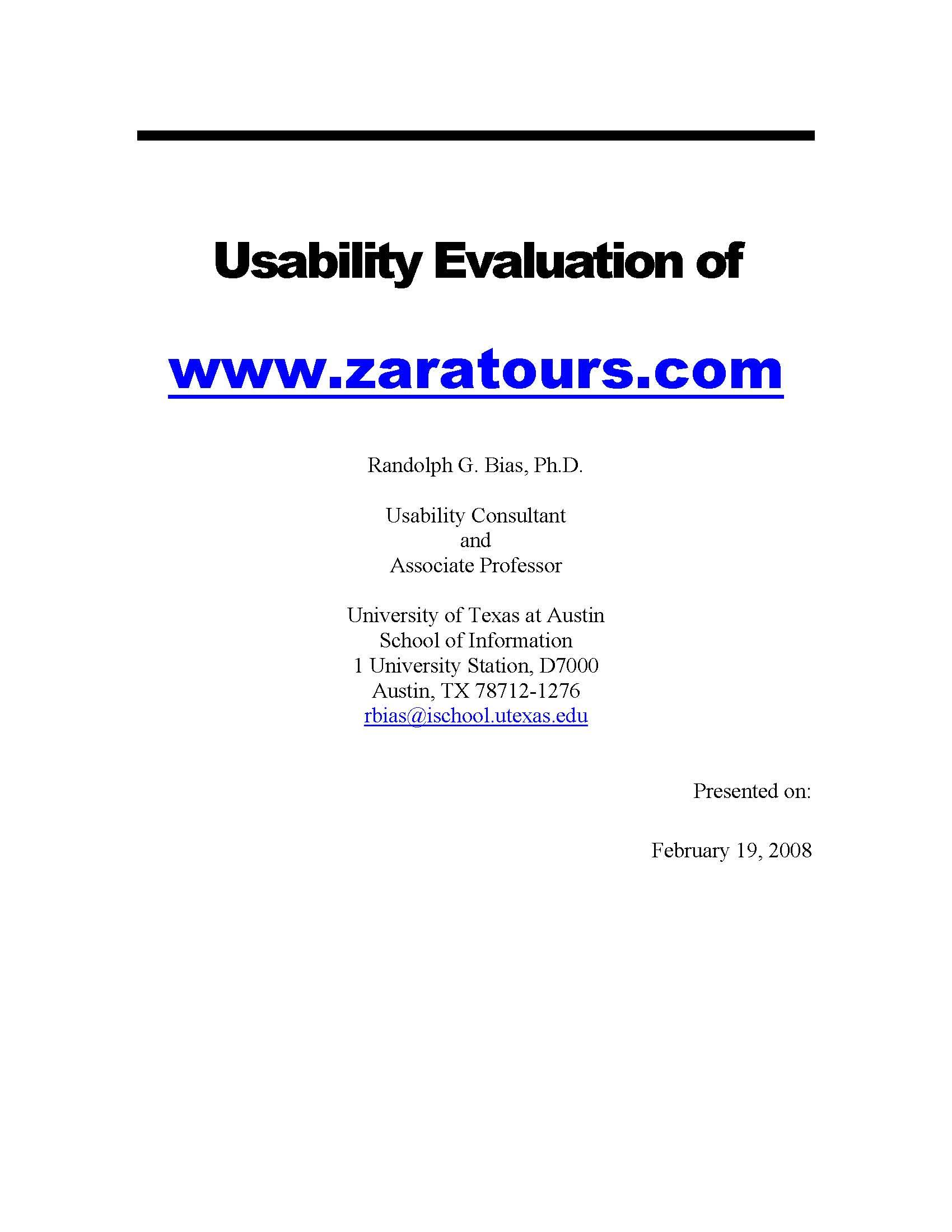 USABILITY