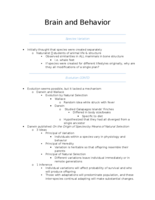 Brain and Behavior Pt.1