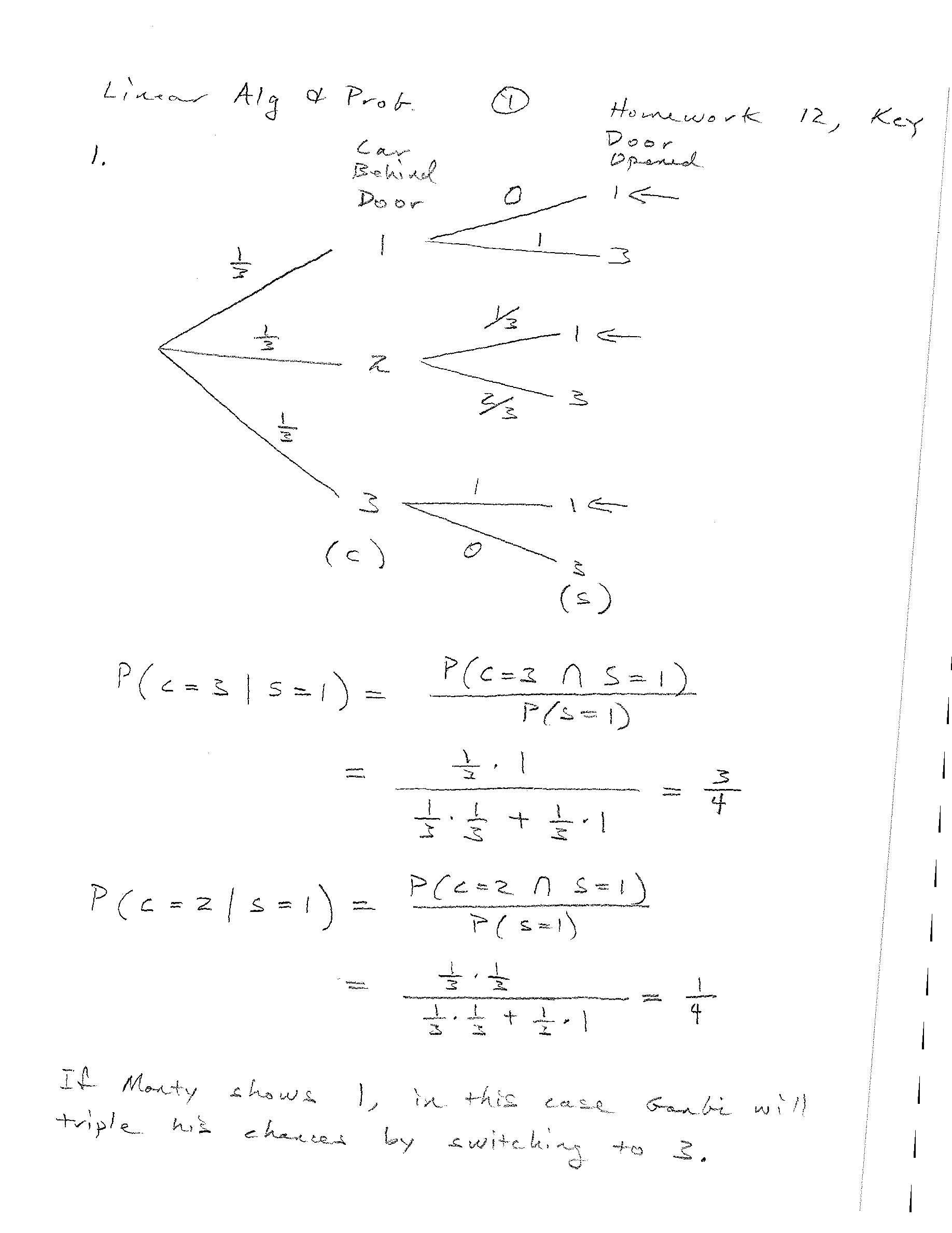 Linear Algebra & Probability