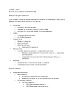 Lecture Notes in Prep for Quiz 2