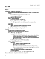 Week 7 Notes (10/12-10/16/2015)
