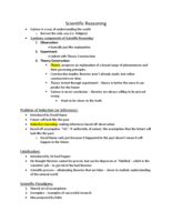 Scientific Reasoning