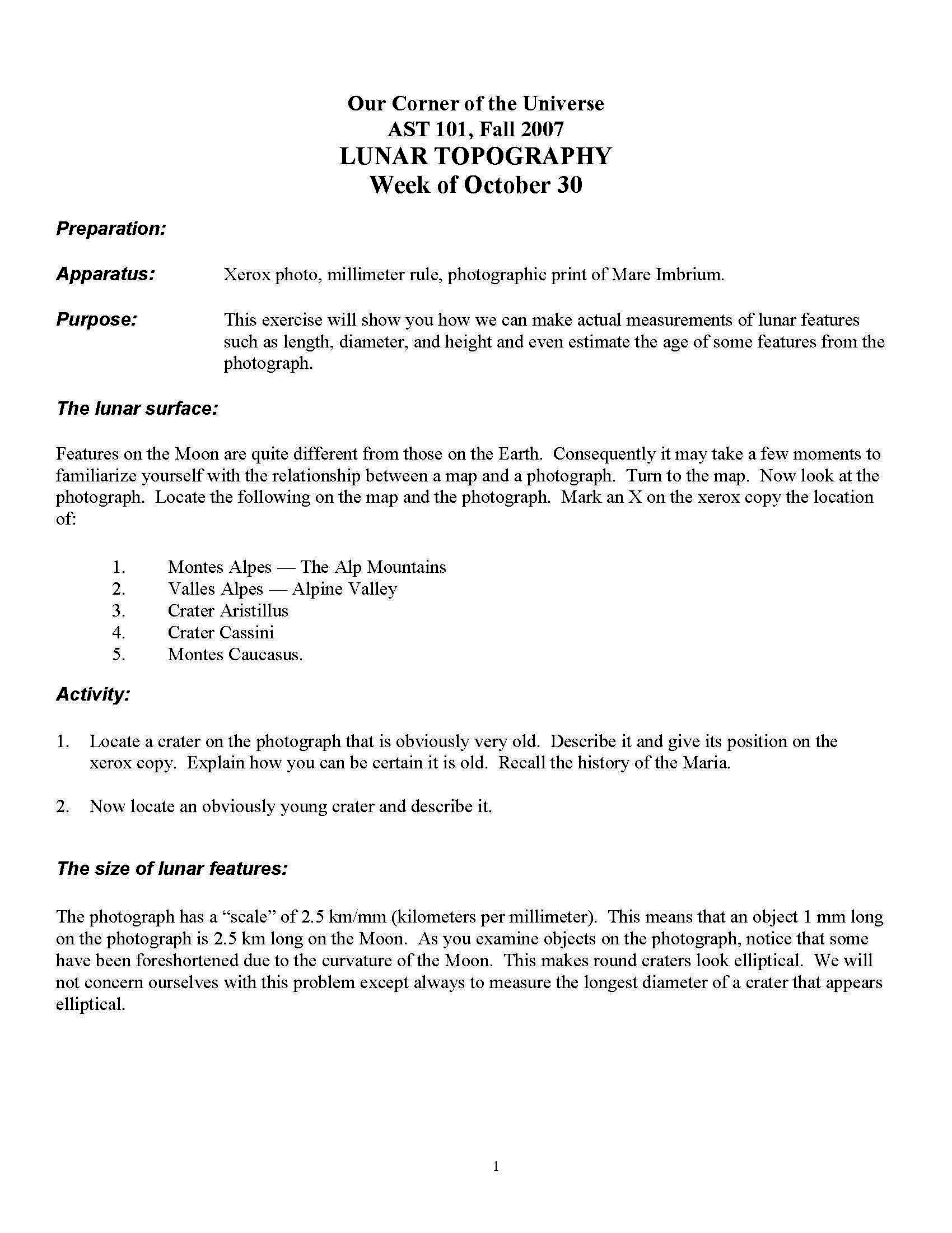 Our Corner of the Universe