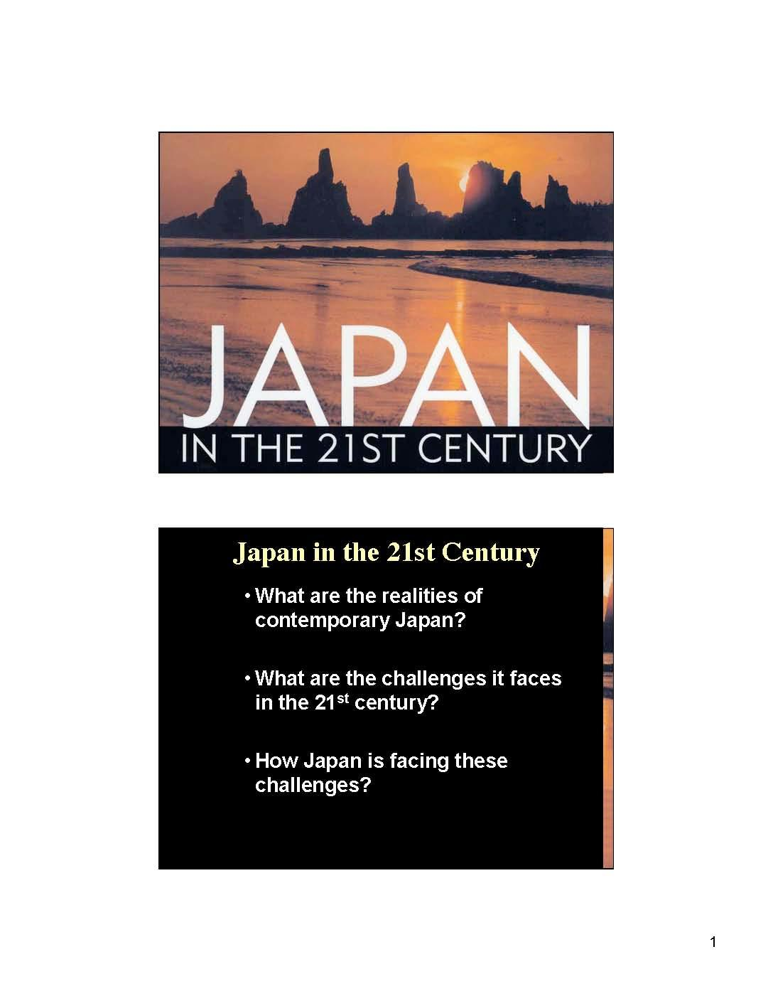 ENVIRON, SOC AND ECONOMY OF JAPAN