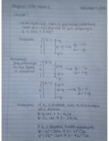 Week 3 Notes- Physics 2010