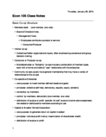 Week 1 & 2 Class Notes