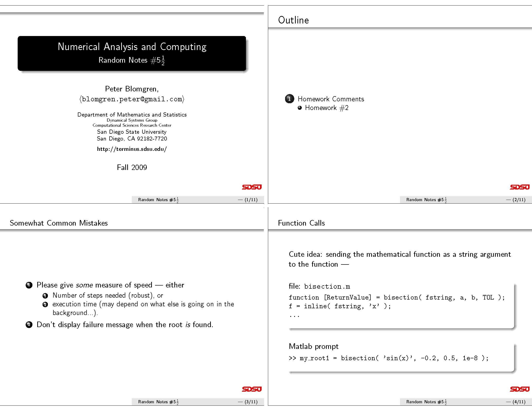 INTRONUMANALYS&COMPUT